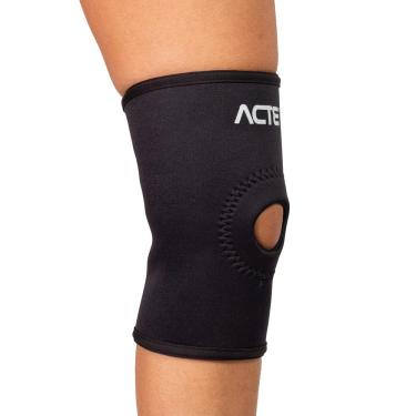 Imagem de Acte, Joelheira com Orifício e Reforço Patelar Tamanho G R39-G - Preto
