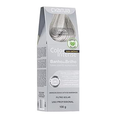 Imagem de Tonalizante Hidratante Banho de Brilho Prata, C.Kamura, Prata, 100 ml
