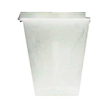 Imagem de Prime-Line Abas de pl stico brancas com canal espiral (25 unidades)