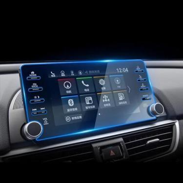 Imagem de PACSCI Filme de navegação GPS do carro Tela LCD de vidro temperado película protetora Anti-scratch Film Refit, para Honda Accord INSPIRE 2018 2019