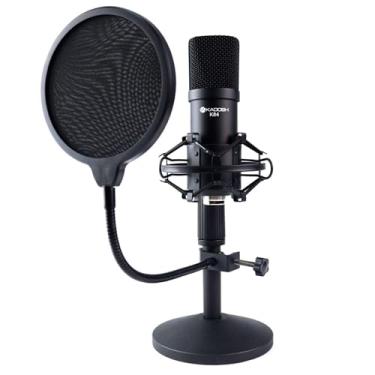 Imagem de Microfone Usb Kadosh K-84 Condensador Cardióide Com Suporte