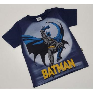 Imagem de Camiseta Infantil Menino Batman Fakini