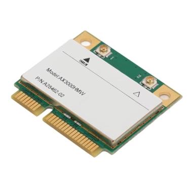 Imagem de Placa de Rede WiFi, 5.2 Plug and Play Mini PCI E Interface WiFi 6 AX3000HMW Placa de Rede 2400Mbps Em 5GHz para 10 para Vedio