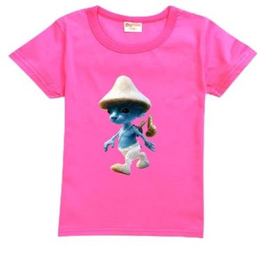 Imagem de Smurf Cat Kids Summer Camiseta de manga curta algodão bebê meninos moda roupas Wаnnnуwаn meninos roupas meninas camisetas tops 8T camisetas, A9, 13-14 Years