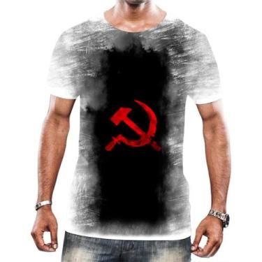 Imagem de Camiseta Camisa Comunista Comunismo Foice Martelo Art 1 - Enjoy Shop