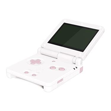 Imagem de eXtremeRate Botões de cerejeira rosa personalizados conjunto completo para Gameboy Advance SP, substituição A B L R botão liga/desliga botão botão botão D-pad para console GBA SP - console NÃO incluído