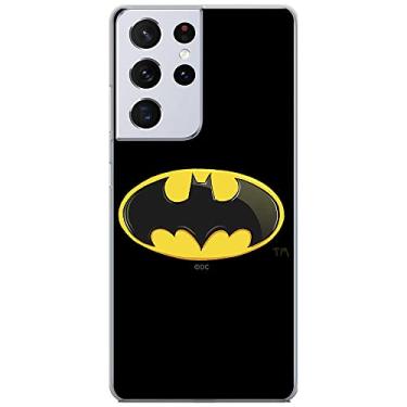 Imagem de ERT GROUP Capa de celular para Samsung S21 Ultra Original e oficialmente licenciada DC Pattern Batman 023 otimamente adaptada à forma do celular, capa feita de TPU multicolorido