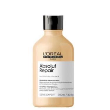 Imagem de L'oréal Absolut Repair Gold Quinoa + Protein - Shampoo 300ml - L'oréal