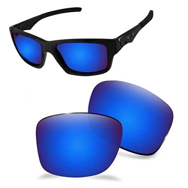 Imagem de AOZAN Lentes de reposição polarizadas ANSI Z87.1 para óculos de sol Oakley Jupiter Squared OO9135 - azul Capri