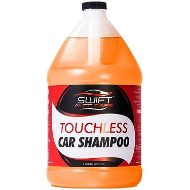 Imagem de Shampoo para carro Swift Touchless (4,5 litros) – não é necessário escovar, sabão de alta espuma, resistente, livre de arranhões e riscos, seguro para o exterior, detergente automático para pistola de espuma, canhão de espuma, funciona em carros, SUVs, caminhões, trailers, veículos off-road, motocic