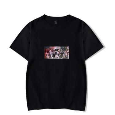 Imagem de Camiseta Wuthering Waves verão logotipo impresso 2024 nova camiseta feminina masculina manga curta, Estilo 1, 4G
