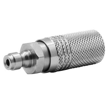 Imagem de Paintball PCP Adaptador de plugue de desconexão rápida macho de 8 mm com adaptador de acoplamento de desconexão rápida fêmea de 8 mm acoplador de aço inoxidável HPA CO2 conector de refil de tanque de