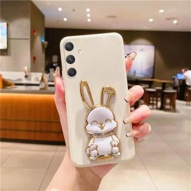 Imagem de Capa de silicone líquido suporte para samsung galaxy a54 a34 a14 5g a15 a24 4g a05s m14 a05 suporte capa macia, zbmstz branco, para m52