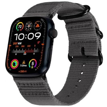 Imagem de Carterjett Pulseira de nylon extragrande para trilha de caminhada – compatível com Apple Watch Ultra 2/Ultra de 49 mm, 46 mm, 45 mm e 44 mm, GG para pulsos grandes, extra longa, pulseira esportiva