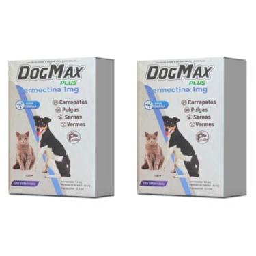 Imagem de DogMax Plus - Ação 4 em 1 - Remédio para pulgas, carrapatos, vermes e sarna 8 Comprimidos 5kg