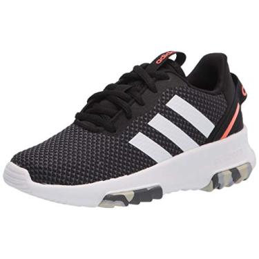 Imagem de adidas Tênis de corrida unissex infantil Racer Tr 2.0, Preto/branco/cinza, 4 Toddler