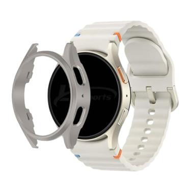 Imagem de Capa Protetora PC Bumper Case LTimports, compativel com Galaxy Watch 7 40mm Sm-L300 Bt e Sm-L305 Lte (LT-Titanio)