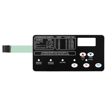 Imagem de JIOTAR 42002-0029Z Almofada de membrana de substituição Pentair aquecedor de piscina 472610Z, compatível com placa de controle Pentair Mastertemp 400, sistema elétrico de aquecedor de piscina e spa