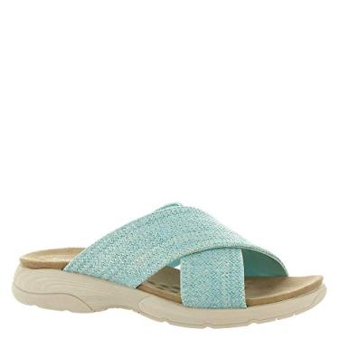 Imagem de Easy Spirit Sandália feminina Taite3 Slide, Azul 420, 10 Narrow