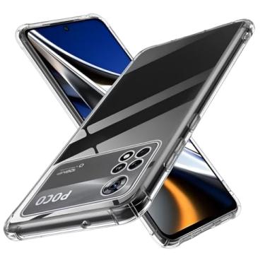 Imagem de Capa Capinha Com Bordas Anti Impacto Para Poco X4 Pro Tela de 6,67 Polegadas (Bluepink)