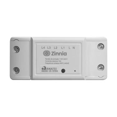 Imagem de Acionador Inteligente Zinnia | Wi-Fi | Compatível com Alexa e Google Home | 10A | Branco | ZNS-ASZ-WH01