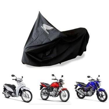 Imagem de Capa Protetora Impermeável Para Moto Honda - SPTS,  M, Preto