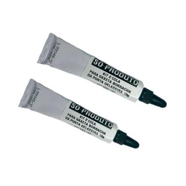 Imagem de Kit 2 Cola Para Gaxeta Borracha Da Porta Geladeira 19g  - Só Produto