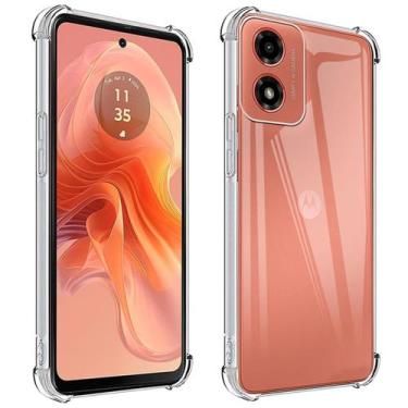 Imagem de Capa Capinha Air Anti Impacto Para Motorola Moto G04 Clear - Danet, Tr