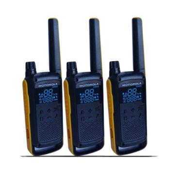 Imagem de Kit 6 Rádios Comunicador Motorola T470BR Até 35km Walkie Talkie