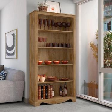 Imagem de Cristaleira com 4 Prateleiras Rouen Cinamomo - Mais de Casa