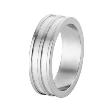 Imagem de Aliança Sparta Aço 6mm. - Convex, 14