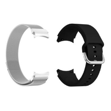 Imagem de Pulseiras Magnética e Silicone Compatível Com Samsung Galaxy Watch 5 4