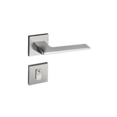 Imagem de Fechadura porta externa sala quarto pado sara escovada acetinada quadr