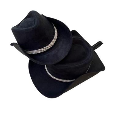 Imagem de Chapéu Boiadeira Ana Castela Chapéu Infantil Strass Country - AK FASHI