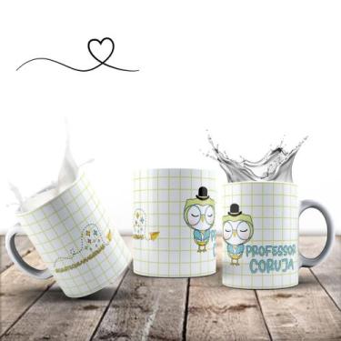 Imagem de Caneca Dia Dos Professores Professor Coruja Com Caixa De Presente - Pr