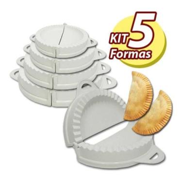 Imagem de Conjunto Kit 5 Tamanhos Forma Molde Pastel Salgados Risole KEITA