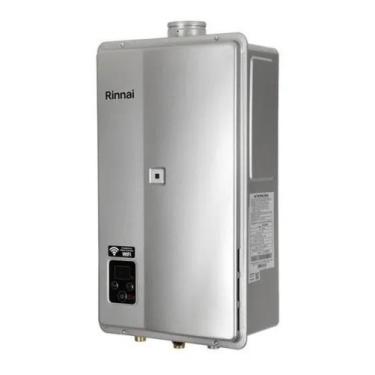Imagem de Aquecedor a Gás Digital REU-E331 FEH (E33) 32,5 litros GN COR PRATA - 
