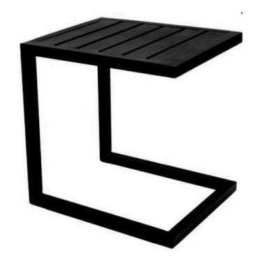 Imagem de Mesinha Mesa Lateral Espreguiçadeira Alumínio Varias Cores - Nossa Kas