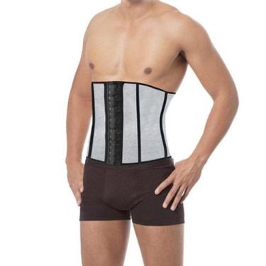 Imagem de Cinta Modeladora Abdominal Masculina Academia Fitness ESBELT, PP, Pret