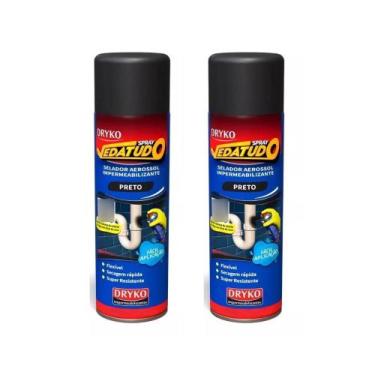 Imagem de 02 Spray Borracha Líquida Multiuso Impermeabilizante Vedação - VEDATUD