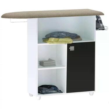 Imagem de Tabua De Passar Roupas 1 Porta Mariana Branco Preto
