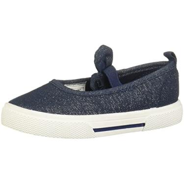Imagem de Carter's Tênis Capri para bebês e meninas, Azul marino, 18