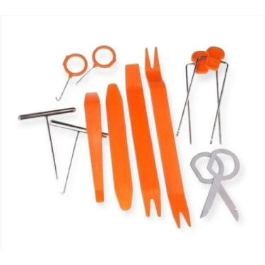 Imagem de Kit 12 Peças Espátulas Desmontar Painel Moldura Porta Carro - Gorillaz