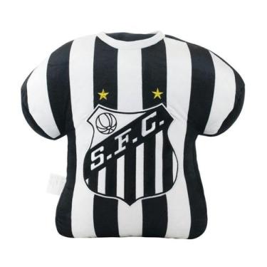 Imagem de Almofada Camisa time 40x17x45cm - Santos - Mileno