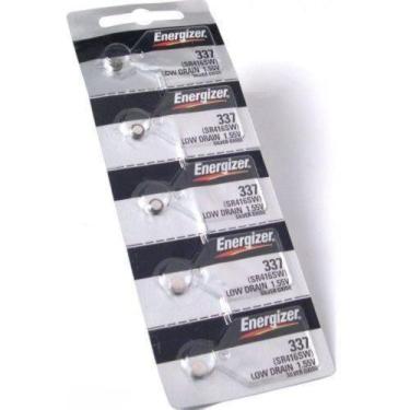 Imagem de Pilha Bateria Energizer 337 SR416SW Silver Oxide Botão 5 un