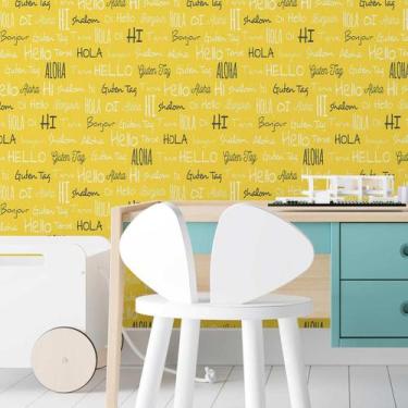 Imagem de Papel de Parede Adesivo Jovens Mundo N03123 0,58X2,5M - Adesivo BR