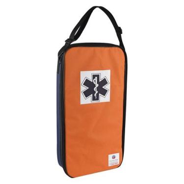 Imagem de Bolsa para Cilindro de Oxigênio 3 litros Azul e Laranja - Centercor Ho