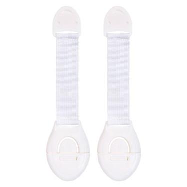Imagem de Kit Trava Ajustável Buba 2 Unidades de 20cm, Branco, Único