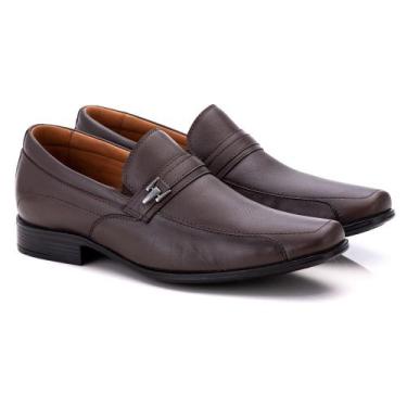 Imagem de Sapato Social Masculino  Marrom 0500- Marrom 44 - Ranster, 41