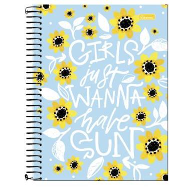 Imagem de Caderno Four Young Feminino Estampa Sortida 15 Matérias 300 Folhas Cad